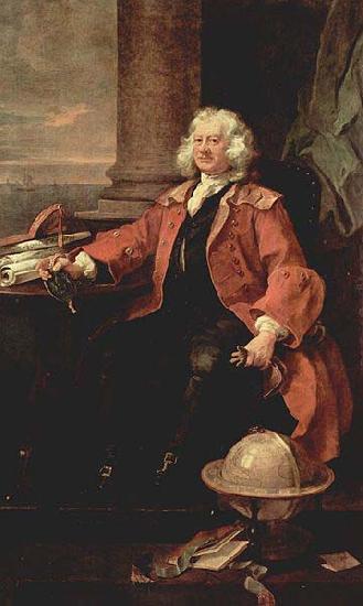 William Hogarth Hogarth portrait of Captain Thomas Coram oil painting picture